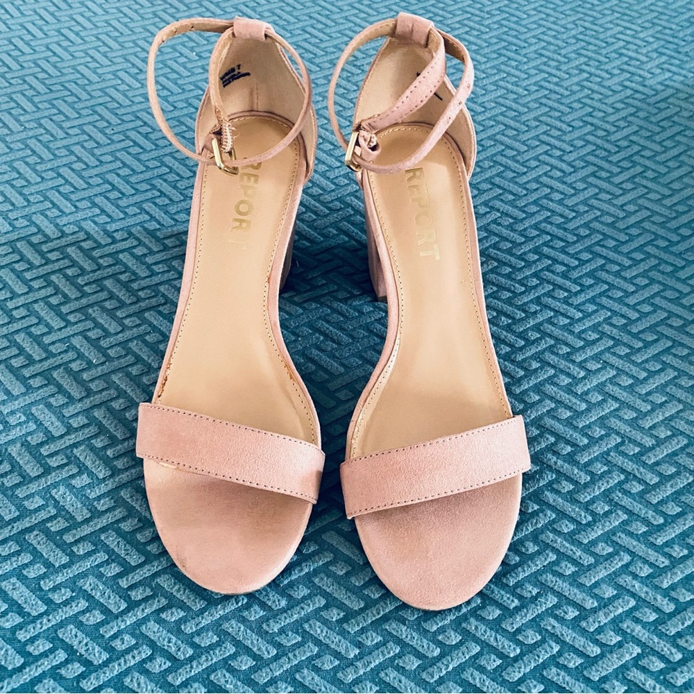 Report Women's Blush Heeled Sandals